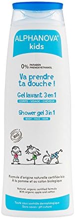 Alphanova Kids Baby Organic Shower Gel 3 in 1-250 Ml