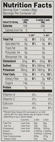 Newtons Fig Fat Free Cookies Snack Pack, 12 Count