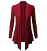 Dutebare Womens Open Front Cardigan Long Sleeve Lightweight Draped Cardigans