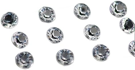 Acrylic Clear Ice Rock Diamonds Crystals Treasure Gems for Vase Fillers, Table Scatter, Birthday Decoration Favor, Event, Wedding, Arts &amp; Crafts - Clear or Colorful (Pk of 2000, Clear Diamonds)