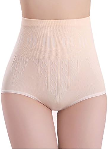 BA Zha Sexy Womens High Waist Tummy Control Body Shaper Briefs Slimming Pants New Underwear Sexy Thermal Sleepwear Women 6 Pack Comfort Cotton Stretch Classic Briefs Panties Full Maxi Stretch Knicker