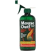 Mouse Out! All-Natural Rodent Repellent Spray – 16oz Essential Oil Formula – Protects Car Wiring & Stops Mice in Kitchens, Homes, RVs, and Garages – Safe for Pets & Kids