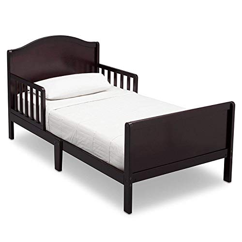 Delta Children Bennett Wood Toddler Bed - Greenguard Gold Certified, Dark Choco…