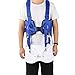 PELLOR Offshore Stand Up Fishing Fighting Belt Shoulder Back Harness Complete Package (Blue)