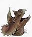 AomoriHaba Japan 3D Jurrasic Large Realistic Triceratops Dinosaur Toy Hand Puppet for Adults and Kids (Free Dinosaur Sticker)