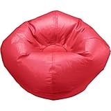 X Rocker 96700 Standard Black Bean Bag Chair (Red)