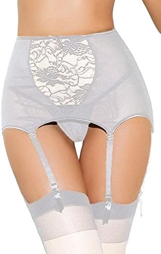 EstanlaWomen's Sexy High-waisted Hollow-out Lace Garter Belts