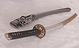 Lyuesword Japanese Samurai Katana Clay Tempered