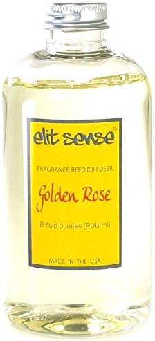 Elit Sense 8 oz Reed Diffuser Scented Oil Refill - Floral (Golden Rose)