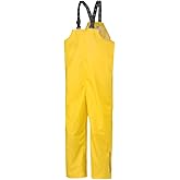 Helly-Hansen Mandal Waterproof Bib Overalls - PVC Rain Gear for Men - Fishing Pants for Men - Heavy-Duty Work Overalls