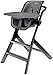 4moms high chair | For Baby, Infant, and Toddler | Magnetic, One-Handed Tray Attachment | from The Makers of The mamaRoo | Black/Grey