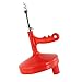 B1ST Toilet Snakes Plumbing Drain Auger Pipe Cleaners Cleaner Closet Sink Plummer Snake Sewer Snake Drum Auger Tool with Metal Spring-Steel Red for Bathroom