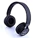 Beyution Black Metal Wireless Bluetooth Headsets Over Ear Bluetooth Headphones with Mic fit for Samsung Smart Phones and all tablet Laptop with Bluetooth Funcstion (BT525-Black-Metal)