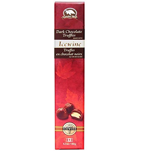 Canada True Dark Chocolate Truffles flavoured with Icewine, 15 truffles, 180g (6.3oz), Product of Canada