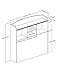 South Shore Summertime Bookcase Headboard with Storage, Twin 39-inch, Pure White