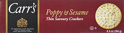 CARRS CRACKER POPPY & SESAME, 6.5 OZ, 12 pack - Thumbnail 7