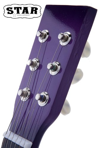 image for Star MG50-PL Kids Acoustic Toy Guitar 23-Inch, Purple