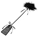 Vivilover Feather Tickler and Leather Slapper Costume Accessory (Black)