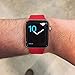 VATI Sport Band Compatible for Apple Watch Band 42mm 44mm, Soft Silicone Sport Strap Replacement Bands Compatible with 2019 Apple Watch Series 5, iWatch 4/3/2/1, 42MM 44MM M/L (Red)