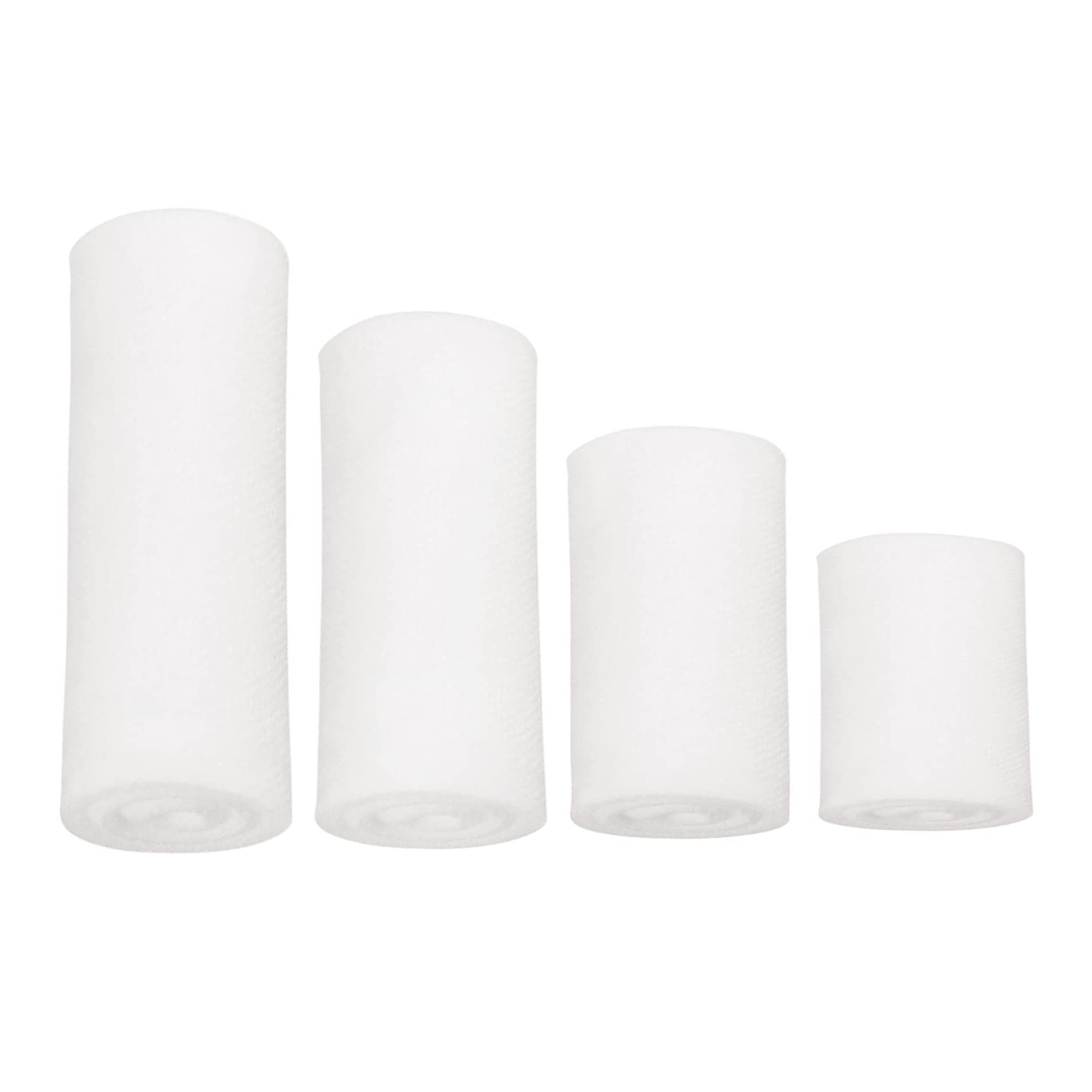 Elastic Compression Bandage with Clips Bandage Wraps Stretch Bandage Rolls First Aid Bandage, Sport Leg Hand Support Tape Rolls, 4 Size, Pack of 12 (Gauze Bandage)