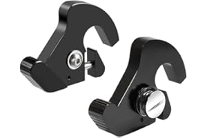 KSJED Black Detachable Mounting Sissy Bar Luggage Rack Latch Clips Kit Fits for Harley Davidson Sportster Touring Street Glide Road King Electra Glide 1986-2024 ﻿