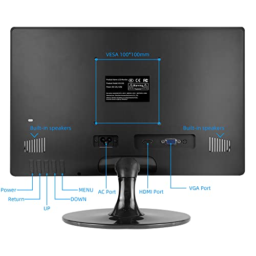 Thinlerain 15.6 Inch FHD 1080p Portable Monitor with IPS Touchsc 並行輸入品 : Thinlerain 15 inch PC Monitor Desktop Monitor with