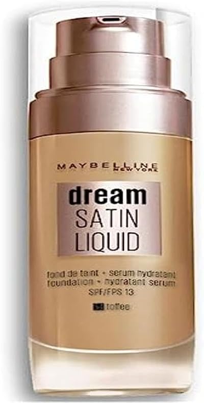 Maybelline Dream Radiant Liquid Foundation Toffee 54 Medium Coverage 12H