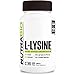 NutraBio L-Lysine (500mg) - Pure Grade Amino Acid - 500 Vegetable Capsules - Essential Amino Acid - Non-GMO - Gluten Free - Vegan