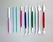 yueton 10pcs Set Colorful Plastic Crafts Clay Modeling Tool Artist Studio Toy Tool for Shaping and Sculpting