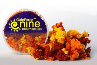 GF9 Hobby Scenics: Autumn 3-Color Clump Foliage Mix