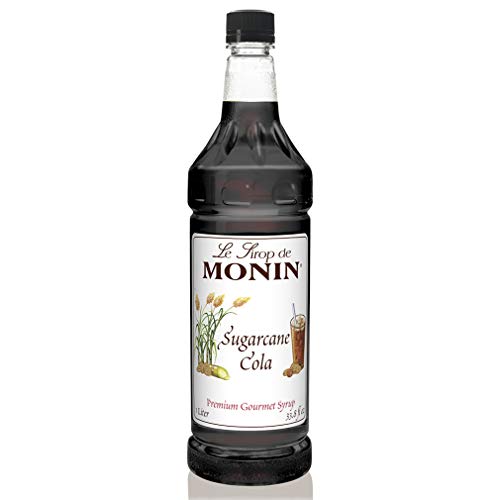 Monin Sugarcane Cola Syrup، 33.8 Fl Oz (حزمة 1) زجاجة PET