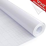 Glossy White Permanent Adhesive Vinyl Roll 12
