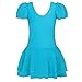 BAOHULU Girls Leotards Ballet DanceTutu Dress Ruffle Short Sleeve Activewear 3-14 Years