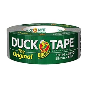 Image of The Original Duck Tape Brand  394468 Duct Tape, 1-Pack 1.88 Inch x 45 Yard Silver