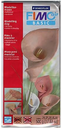 Fimo Air Basic Modeling Clay flesh 500 g (17.63 oz.) [PACK OF 2 ]