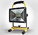 (Updated Version) 2400 lumens, 50 Watts, 36 LED. Heavy Duty LED Flood/Shop Light, Portable Rechargeable Cordless LED Work Light Flood Light Durable Emergency Light Newly Design Battery Cover Stronger!
