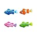 Fish Toy Robotic Swimming Fish 4 pcs Battery Operated Electric Swimming Diving Floating Water Activated Clown fish Robotic Fish in Water Magical Electronic Toy Kids Children Gift Safety Material