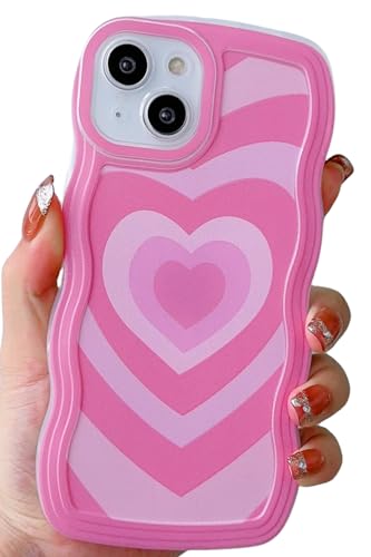 UICEAM Compatible with iPhone 14 Pro Max Heart Case for