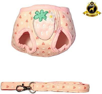 Stepevoli Heart Harness With Matching Leash For Dogs - Available in PINK Colour and G11 Size