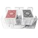 YH Poker 6 Deck Revolving Rotating Canasta Playing Card Tray primary