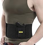 Yosoo Concealed Carry Holster Belly Band Gun Holster for Pistols, Handguns, Revolvers (Left&Right-1st)