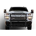 Black Horse Grille Guard With LED Light Bar - Compatible With 2014-2021 Silverado 1500