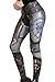 COCOLEGGINGS Lady High Rise Domineering Armor Digital Print Workout Leggings Free Size