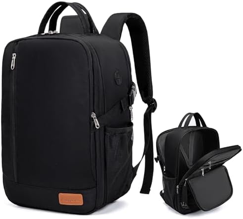 Zaino Da Cabina YANKONY Per Ryanair – 40x20x25 Cm, 20 Litri, Con Scomparto Per Laptop, Impermeabile, Apertura A 180°, Tasche Multiple