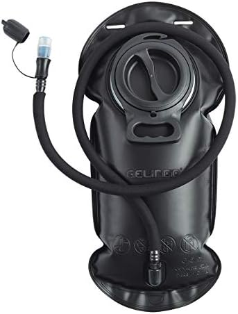 Gelindo Hydration Bladder 2 Liter/2.5 Liter/3 Liter Leakproof Water Reservoir, FDA Approved and BPA-Free Hydration Backpack Replacement, Large Opening and Quick Release Insulated Tube