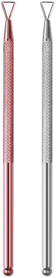 Rose Gold Cuticle Pusher, Nail Polish Remover, Stainless Steel Triangle Cuticle Peeler Scraper, Remove Gel Nail Polish Nail Art Remover Tool
