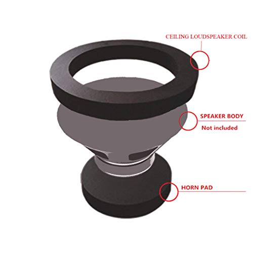 4pc 6.5 Car Door Foam Speaker Enhancer System Sponge Kit Fast Foam Rings Bass Blocker Soundproof Sponge Car Horns Sponge Car Stereo Foam Car Audio Speaker Foam for 6"- 7" Speaker