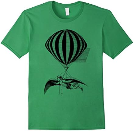 Mens Vintage Balloon Ballooning Aerial Artist Tee T-shirt XL Grass
