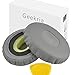 Geekria QuickFit Replacement Ear Pads for Bose On-Ear OE2, OE2i Headphones Ear Cushions (Grey)