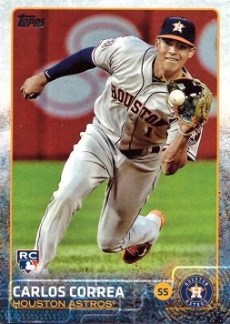 Amazon.com: 2015 Topps Update Baseball #US174 Carlos Correa Rookie Card